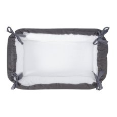 Obdélníkové hnízdečko pro miminko DELUXE GREY