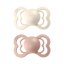BIBS Supreme dudlík z přírodního kaučuku 2ks - Ivory / Blush - Velikost: 0-6 měsíců /  Vel.1