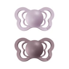 BIBS Couture dudlík z přírodního kaučuku 2ks - Dusky Lilac / Header