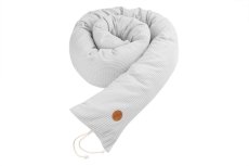 Mantinel do postýlky oválný DELUXE LIGHT GREY