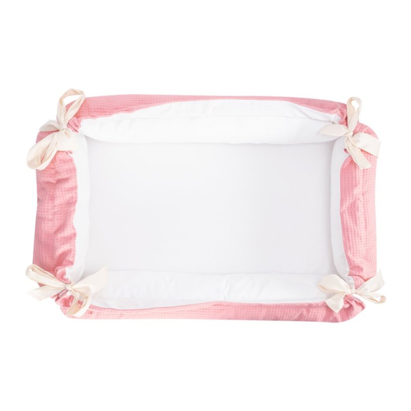 Obdélníkové hnízdečko pro miminko DELUXE PINK