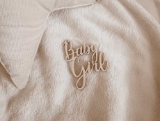 Dřevěný nápis - Baby Girl