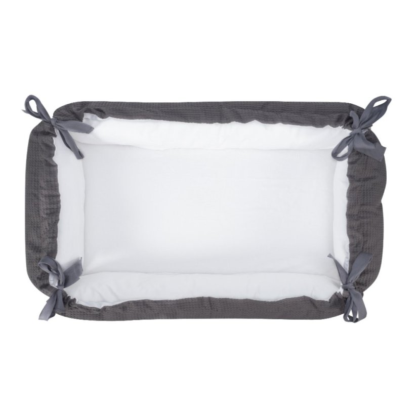 Obdélníkové hnízdečko pro miminko DELUXE GREY