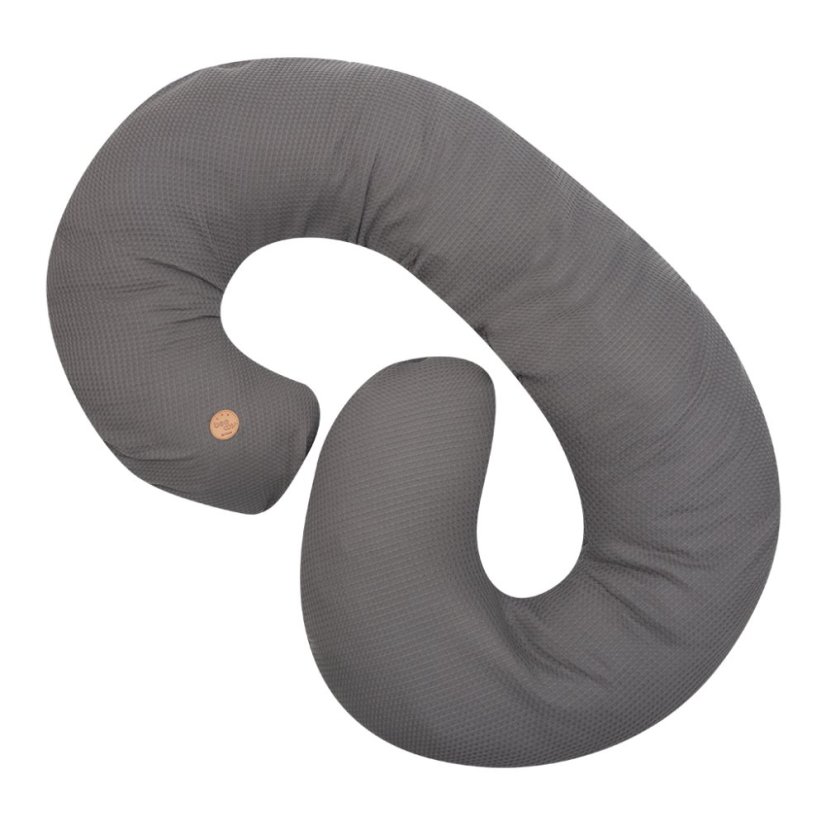 Těhotenský a kojící polštář DELUXE GREY