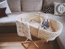AHOJBABY STOJAN NA MOJŽÍŠŮV KOŠÍK PRO MIMINKO SMART NATURAL BEZ LAKU