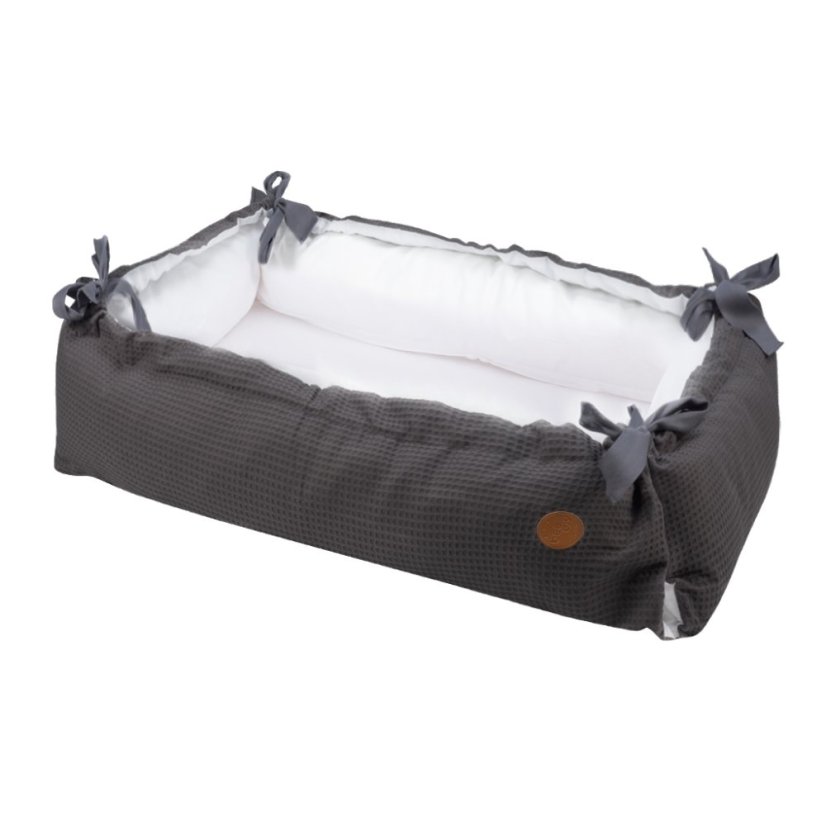 Obdélníkové hnízdečko pro miminko DELUXE GREY