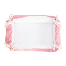 Obdélníkové hnízdečko pro miminko DELUXE PINK