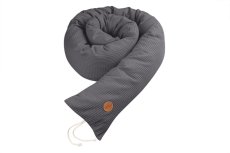 NÁHRADNÍ POVLAK mantinel do postýlky oválný DELUXE GREY