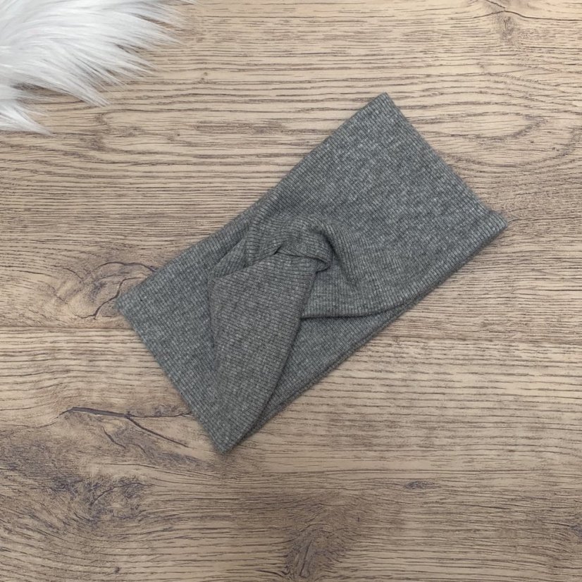 Čelenka CROSS deluxe DARK GREY - Velikost: velká