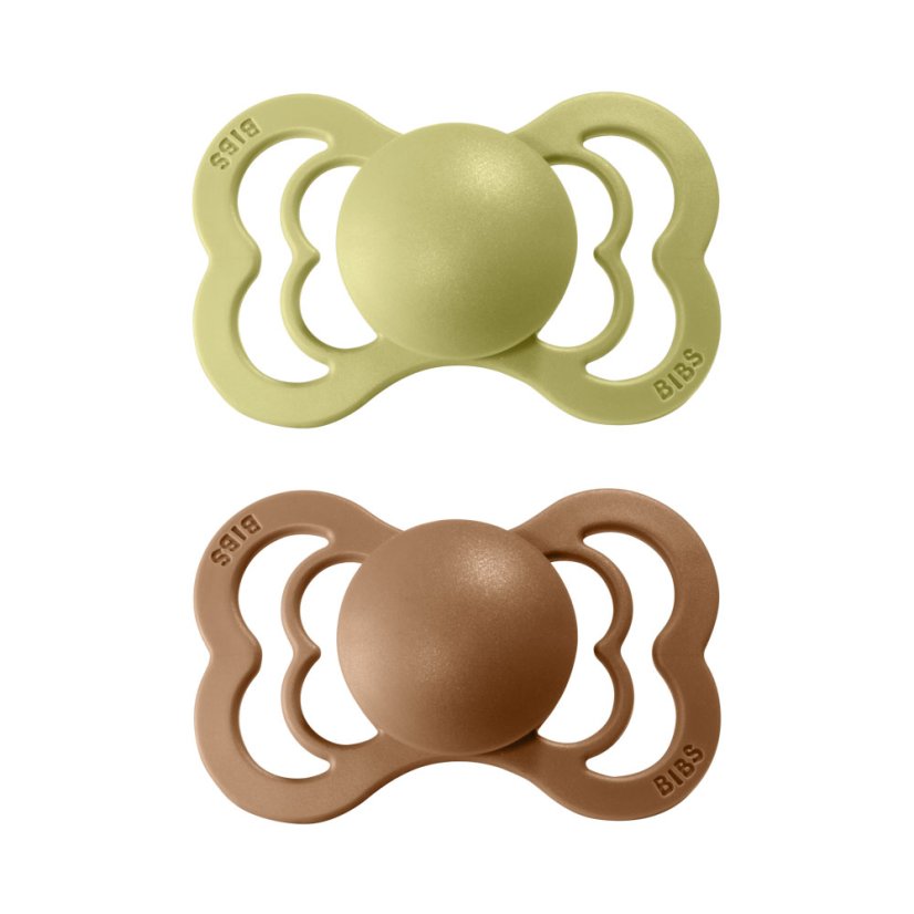 BIBS Supreme dudlík z přírodního kaučuku 2ks - Meadow / Earth BIBS Supreme dudlík z přírodního kaučuku 2ks - Meadow / Earth