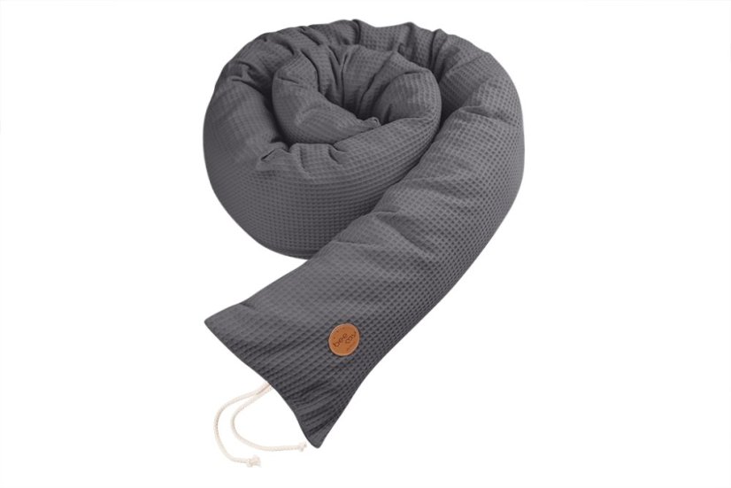 Mantinel do postýlky oválný DELUXE GREY