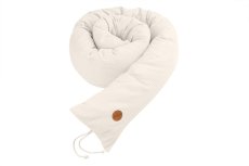 NÁHRADNÍ POVLAK mantinel do postýlky oválný DELUXE IVORY