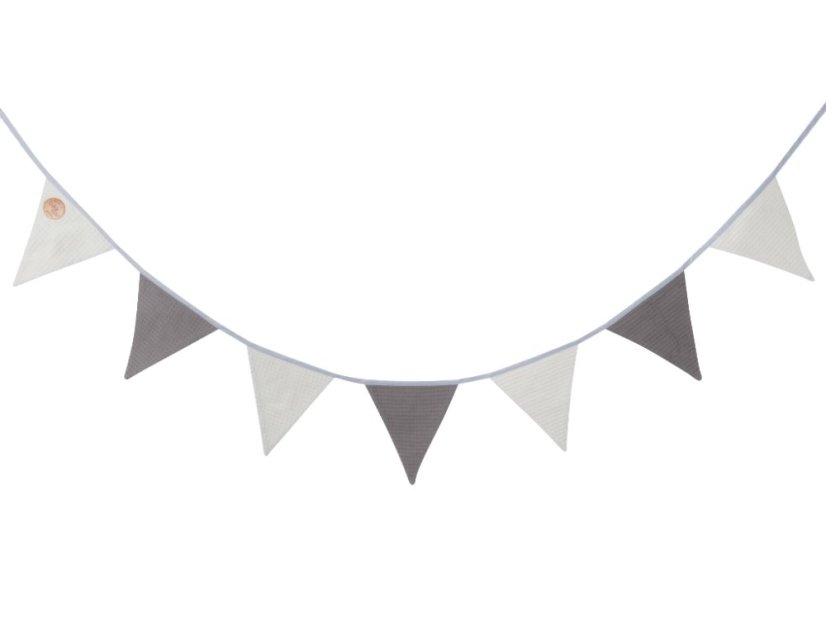 Dekorační vlajky DELUXE GREY