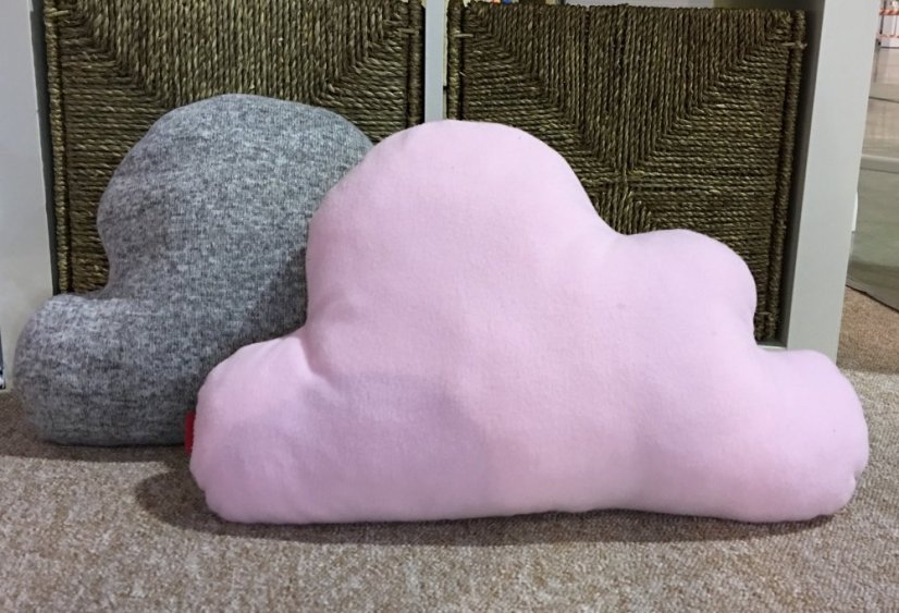 Mráčkový polštář LIGHT PINK FLEECE