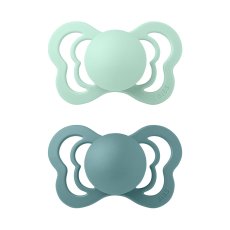 BIBS Supreme dudlík z přírodního kaučuku 2ks - Mint / Island Sea