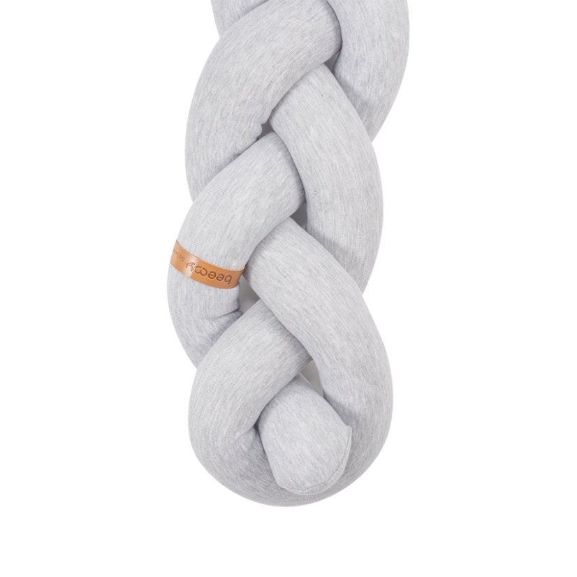 Copánkový mantinel do postýlky LIGHT GREY - Délka mantinelu: 180 cm